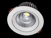 SPARKLE PRO ADJUSTABLE (Driver to be ordered separately) Recess mounted adjustable LED downlights made of extruded Aluminium housing and high power LED as a light source with clear diffuser and
