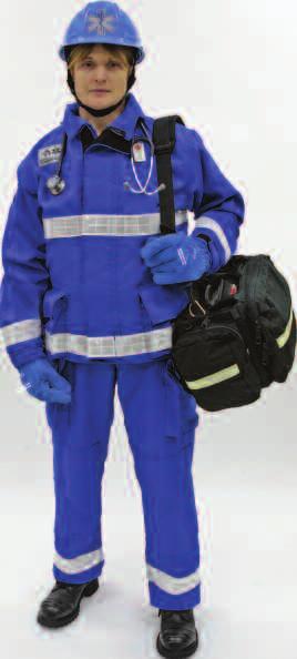 Five Operational Models of Protective Clothing Model #5 Emergency Medical Services (EMS) Clothing See our EMS Helmet in the Morning Pride Helmet Catalog See our NEW EMS Gear Bag in the American