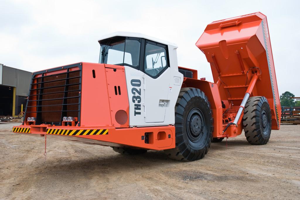 SANDVIK TH320 UNDERGROUND TRUCK TECHNICAL SPECIFICATION The Sandvik TH320 is a narrow 20 metric tonne hauler that fits in a 3 x 3 meter heading.