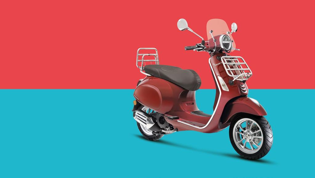 VESPA PRIMAVERA TOURING 50 / 125 / 150 Dedicated to those who love to travel and appreciate technological innovation that enriches their experience.