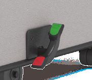 optional accessories pushbar metal or wood flip table half version shown