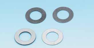 DISTRIBUTOR ACCESSORIES DISTRIBUTOR GEAR SHIM SET Fits GM, Mopar and most Fords. Eliminates excessive distributor end play, which causes spark scatter. Contains 2-.010", 1-.