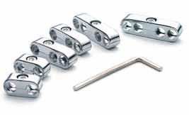 Includes two, 2-wire, 3-wire and 4-wire separators and allen wrench. Custom Wire Separators.