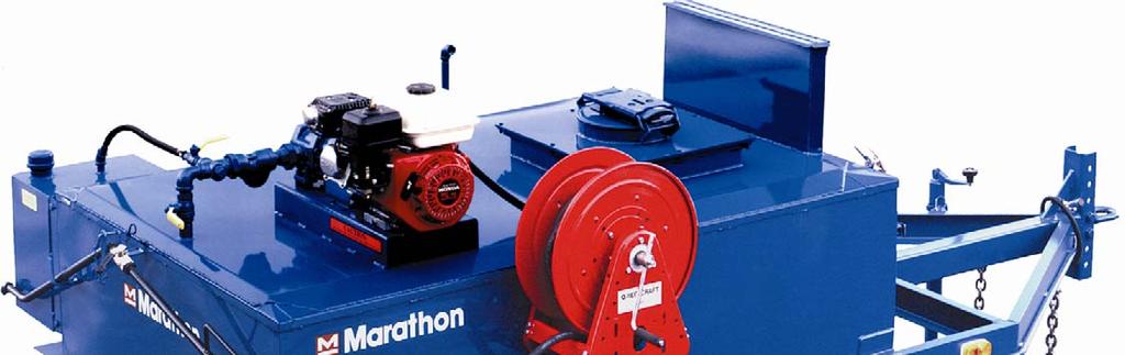 Under-Fired Hot Tack Distributors are only part of the equipment Marathon produces for road maintenance.