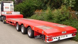 Product range & models Semi-lowloaders Standard available models: Axles : 2 till 12 axles Payload : from 30 Ton till 180 Ton Lowbed height : 900 mm : 800 mm Extendible : Single (+6.