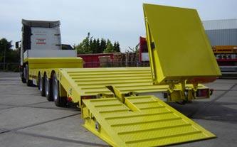 The hydraulic ramps from TSR are designed with an very strong