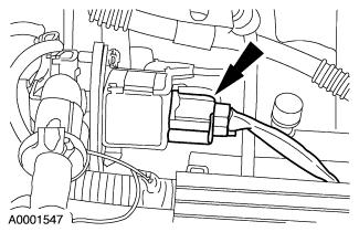 Page 2 of 10 10. Remove the EGR valve. 1. Remove the two bolts. 2. Remove the valve and discard the gasket. 11.