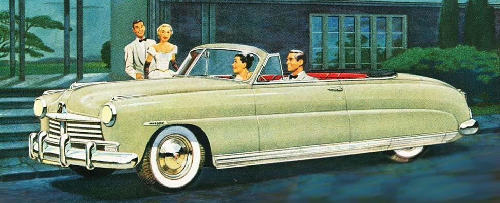 CAR IMAGES Continued The 1949 Hudson Super Convertible.