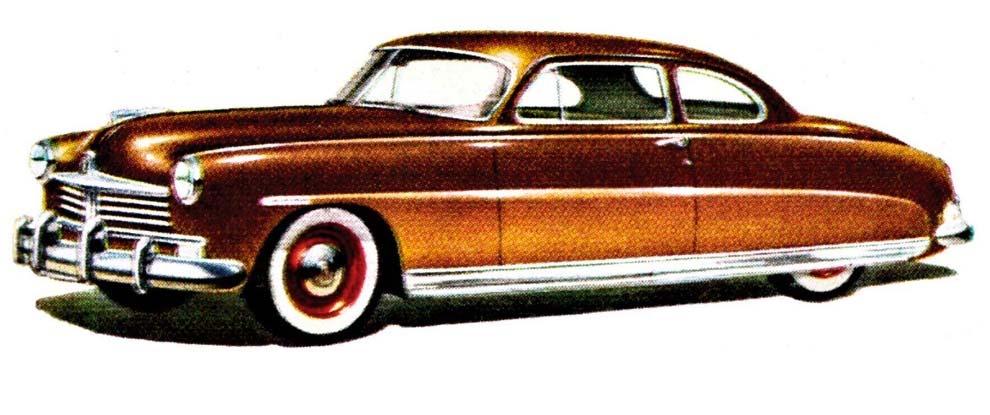 CAR IMAGES Continued The 1949 Hudson Super 2-door Club Coupe was very