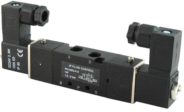 DIRECTIONL CONTROL VLVES Directional Control Valves PS-SERIES 3/2, 5/2 and 5/3-way Single and double acting control Long lifespan Low energy consumption Standard manual override Wide range of