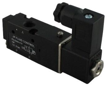 DIRECTIONL CONTROL VLVES 3/2-WY VLVE 3/2-Way solenoid valves have three ports and two positions. The valves are characterized by a high flow rate, quick response time and a long lifespan.