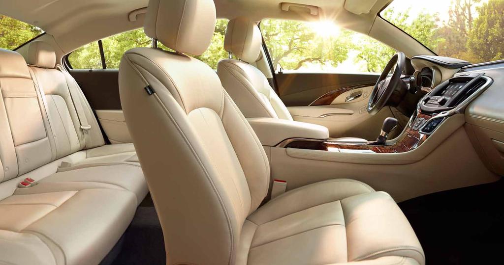 BE COMFORTABLE WITH YOUR DECISION. VERY. The Buick LaCrosse envelops you in luxury.