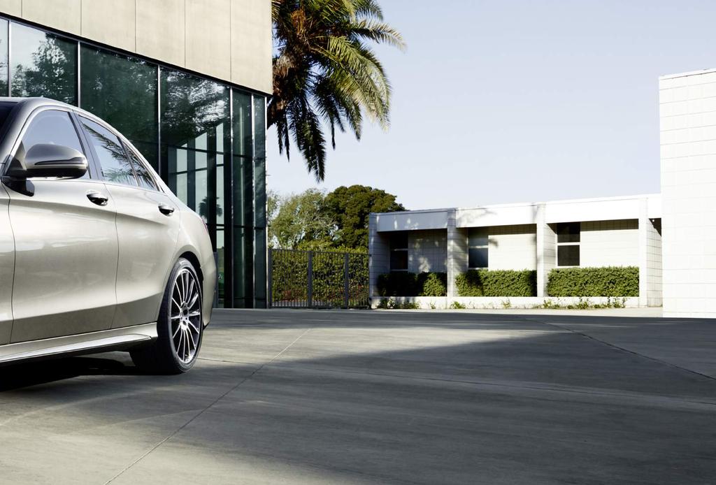 The sense of forward momentum in the new C-Class Sedan is plain to see: the modified front end simply exudes dynamism and