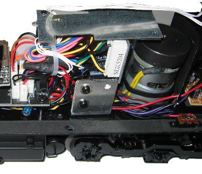 Installation in this locomotive will require connecting the serial data line to a connector on the motherboard.
