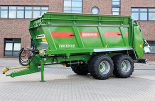 Spreader unit hood The throughput height and the angle of inclination on the lower part of the tailgate can be manually adjusted for various materials and conditions.