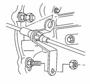plug. 14. Loosen the propeller shaft hub clamp bolt (1).