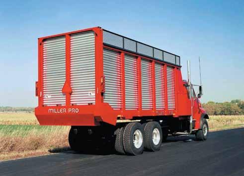 5300 Series Highlights Miller Pro forage boxes are recognized for their exceptional performance, reliability and