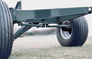 Running Gear Wagons and trailers, single and tandem axles Superior stability and tracking Dynamic flexibility of the