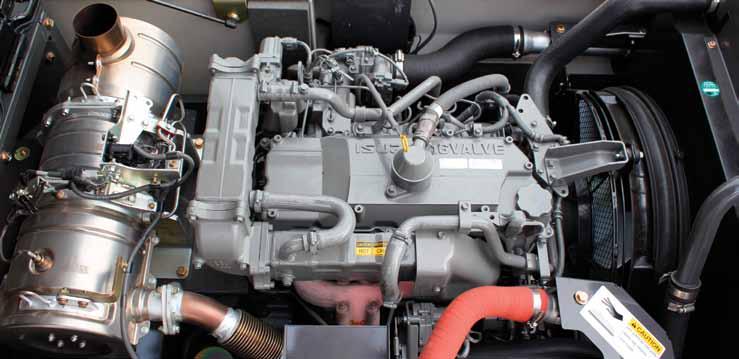 Engine Improvements over X2 engines: Up to 10% more fuel efficient Up to 8% faster Up to 7% more lift capacity The fuel-efficient, powerful, productive, quiet and longlasting Isuzu engine LBX uses in