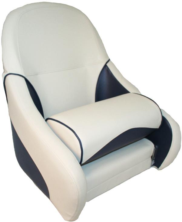 Designed for mounting to a seat slide only RWB5075 RWB5076 RWB5056 White and dark blue Light grey and charcoal Seat shell with flip-up