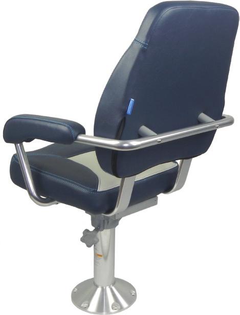 Padded arm rests for superior comfort Seat frame doubles as a large handle at the back Generously sized wide body seat