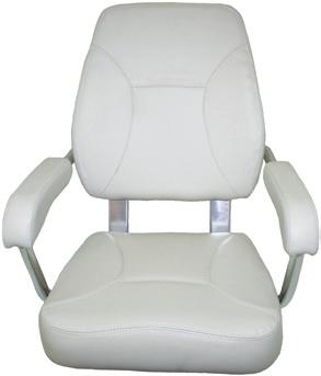 S/S arm rests and fully upholstered with heavy duty marine grade vinyl - featuring Top Quality Heavy duty rotomoulded