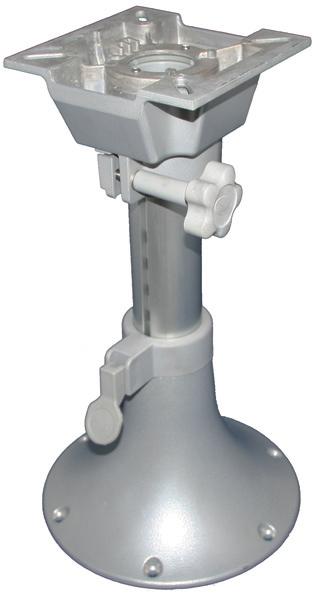 60mm diameter pedestal post. 255mm diameter base. RWB5070 RWB3967 "Bellisimo" adjustable pedestal Spare 360 deg lockable swivel top 60mm (2 3/8") I.