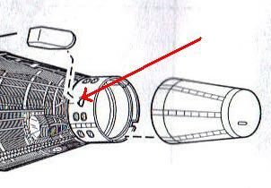 Figure 16: D-Hole orientation is upside down. Drill this hole out a bit to allow the Electronics Adapter Channel (part #115) to fit correctly.