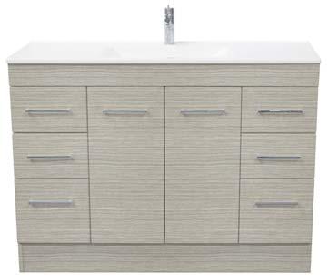 STASIS A balanced design with an ergonomic focus, the Australian made Stasis vanity range is available with a