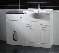 00 Price Excludes Tap & Counter Top 915 AQ1160STW Base Unit, Ceramic basin & W/C Base Unit including Cistern 735.