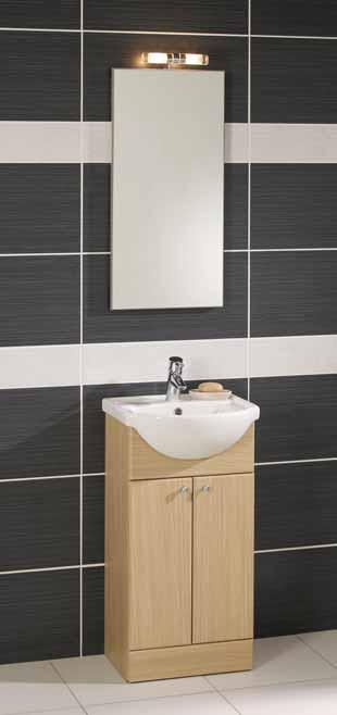 Alternative handle selection available. Soft close door option. MIRROR OPTIONS: AQ46DF AQ56F AQ66F All Mirrors conform to B.S. Safety Regulations.