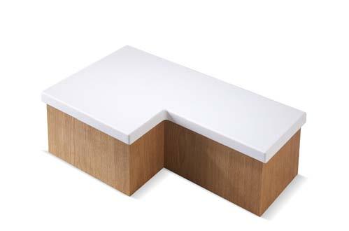 00 In order to correctly quote for a worktop incorporating an integrated bowl, 535mm worktop prices must be used.