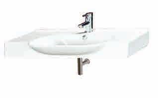 Access Vanity Vitreous china basin with integral overflow with option of a