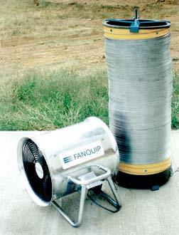 50kW Air Volume - 450L/s to 890L/s Portable Blower