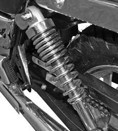 Suspension Rear Suspension Spring Pre-load There are 5 different spring pre-load adjustments for all types of loads and riding conditions.