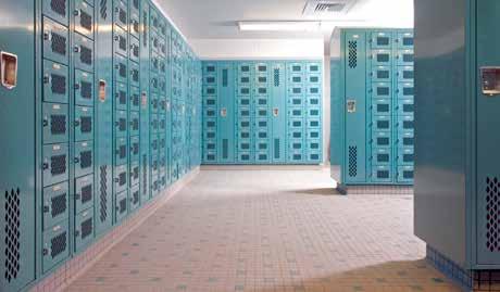 order (not to exceed 54 ) All-Welded lockers are available as standard in ventilated models with diamond-shaped perforations in the doors and sides for maximum visibility and ventilation, or with