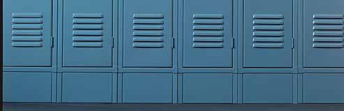 Specifications Steel Locker Accessories Closed Bases: Provide 18 gauge closed metal front and end bases on knocked down lockers having legs Front bases shall be installed between legs without overlap