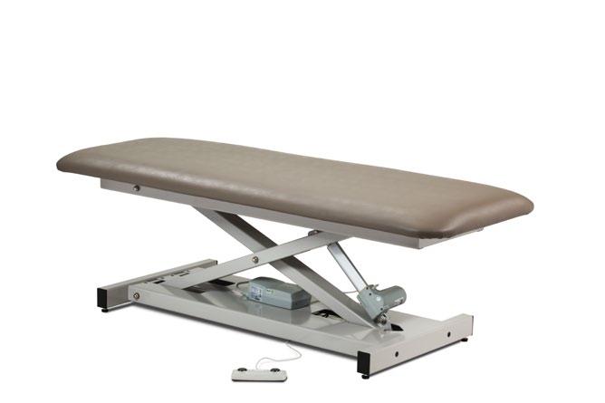 11 kg) Optional locking casters (see options, page 31) 80220 range Power Table with Adjustable rest Pneumatic backrest, adjustable from either side and raises up to 80º from flat position Drop