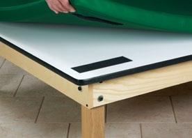 VALUE SERIES MAT PLATFORMS CLASSIC WOOD MAT PLATFORMS All Laminate Upholstered Top Mat Platform 2" foam padding (5 cm) All Gray laminate