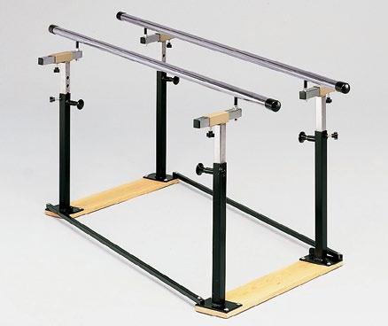 65 m) Bariatric Parallel Bars Height and width adjustment 3rd upright with through pin lock for extra support Extra width