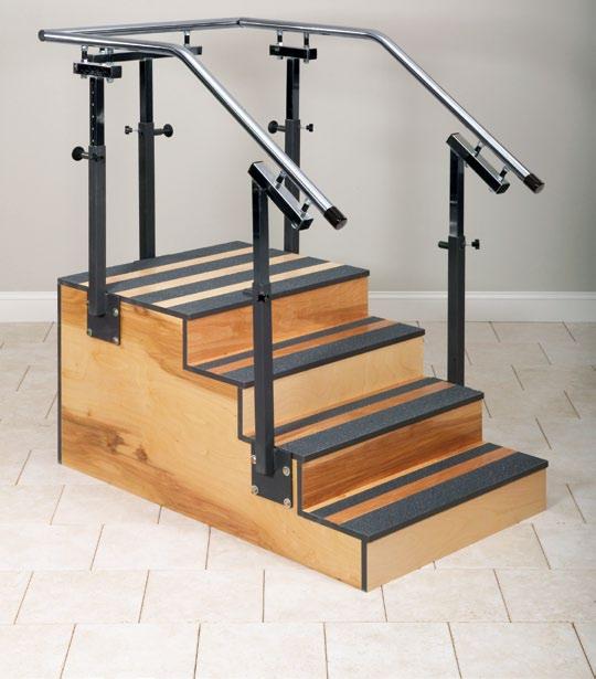 SELECT SERIES STAIRCASES Clinton Select Staircases feature: 1 1 /2" stainless steel handrails with end bumpers (3.