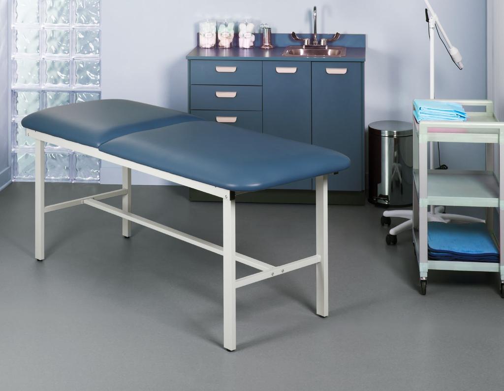 ETA ALPHA SERIES TREATMENT TABLES Clinton ETA (easy-to-assemble) Alpha Series Treatment Tables are sleek, smart looking and offer durable performance for years of service.