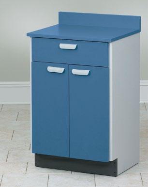 Treatment Cabinets 8821 Treatment Cabinet with 2 Doors/1 Drawer 1 adjustable shelf All laminate construction 75 lbs.