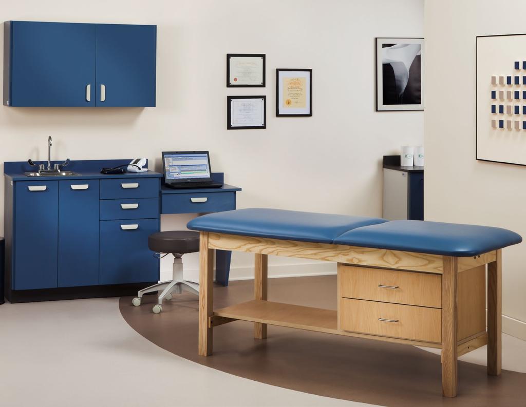 ETA CLASSIC SERIES TREATMENT TABLES Clinton ETA (easy-to-assemble) Classic Series Treatment Tables are the benchmark in the industry for traditional wood tables. Tough, sturdy 2.