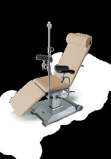 JORDAN U7 plastik Single-actuator bed with electric height adjustment, specially designed for plastic surgeries, enabling a second actuator for