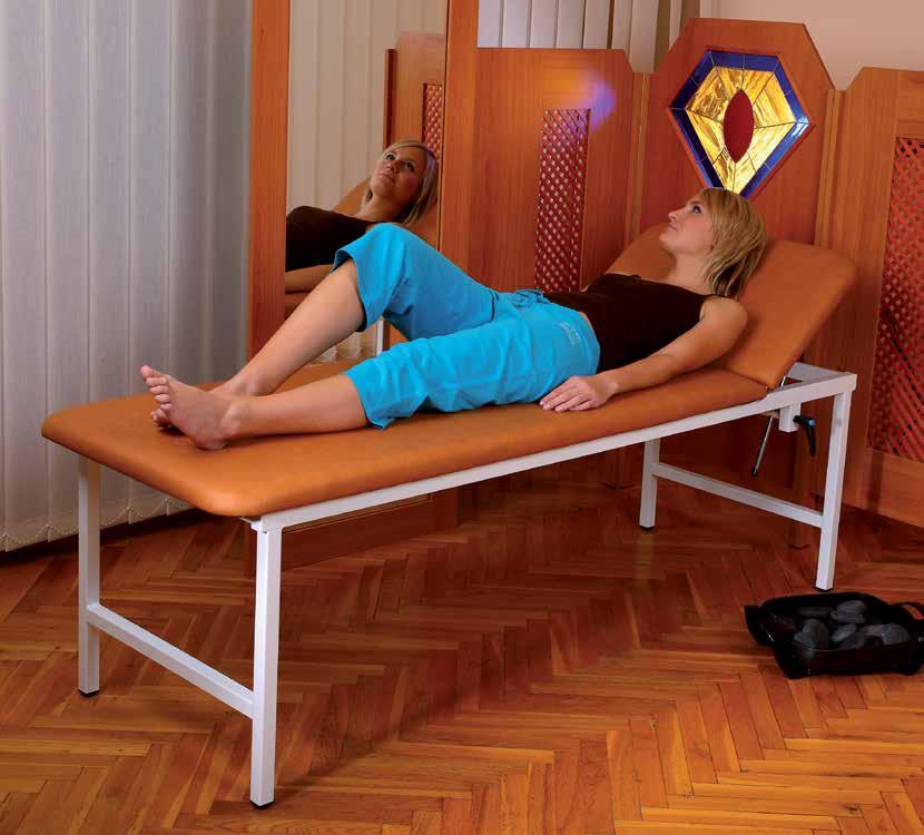 JORDAN physiotherapeutic couch, A line JORDAN A line actuator-free couches with fixed height.