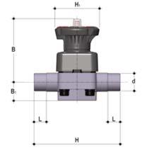 Dimensions IPS Spigot Connections Size d(in) /C d(mm) / Dimension (inches) B B1 H H1 L 1/2 0.84 20 4.02 0.98 4.88 3.15 0.63 3/4 1.05 25 4.13 1.18 5.67 3.15 0.75 1 1.
