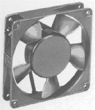 Cooling Fans for models 18kw through 160kW 230V and 460V, 18kW through 160kW models have a 24V DC cooling fan and one or more 230V AC fans that blow air across the heat sink on the back of the unit.