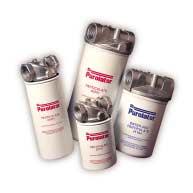 MEDIUM PRESSURE FILTERS Purolator medium pressure filters are designed and tested to withstand pressures up to 3,000 psi (205 bar) and flow rates from.75 gpm to 12 gpm.