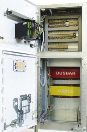 Compartments Metal Clad Switchgears consist of 5 compartments segregated compartments as follow: a - Switching Compartment b - Low Voltage Compartment c - Busbar Compartment d - Cable Compartment e -